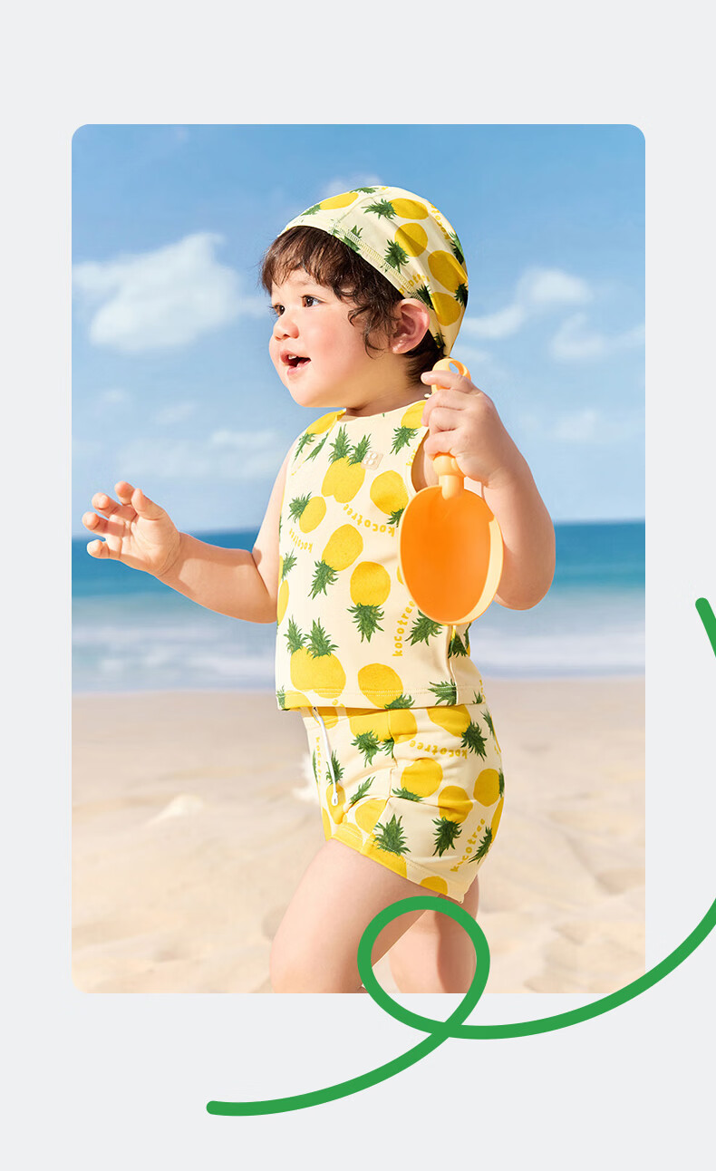 Kocotree KK Tree Baby UV Protection One-Piece Swimsuit for Infants and Toddlers 35