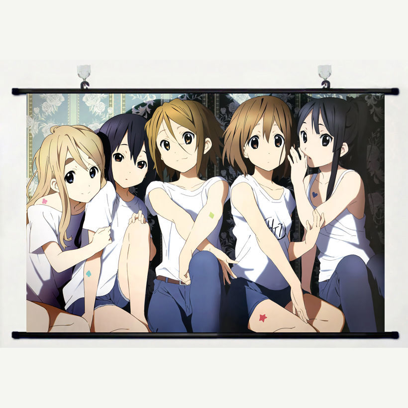 轻音少女动漫周边海报挂画墙纸壁纸kon平泽唯秋山澪中野梓动漫京阿尼