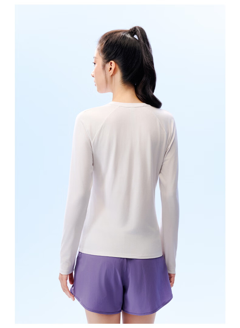 Anta Zero Pressure Quick-Dry T | C100 Quick-Dry Master Wool Long Sleeve T-Shirt Women Autumn New Slim Running Top 12