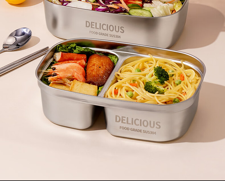 Ymer 316L Stainless Steel Insulated Lunch Box Microwave Safe Office Canteen Compartment Bento Box 21