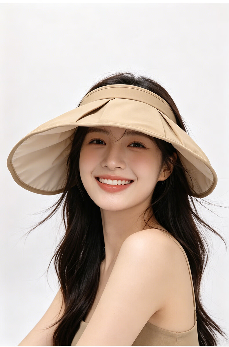 Miiow Women's Summer UV Protection Wide Brim Sun Hat Foldable Face-Covering Sunshade Cap 11