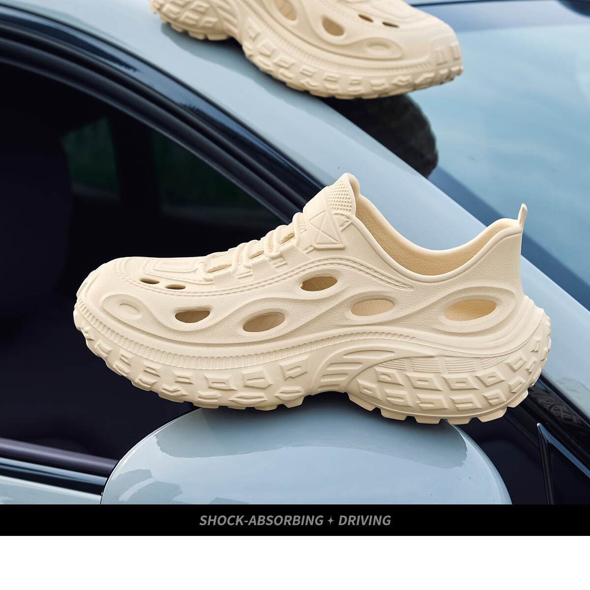 TZLDN Men's Summer Outdoor Clogs Anti-Odor Non-Slip Fully Covered Driving Comfortable Beach Water Shoes Sandals for Men 14