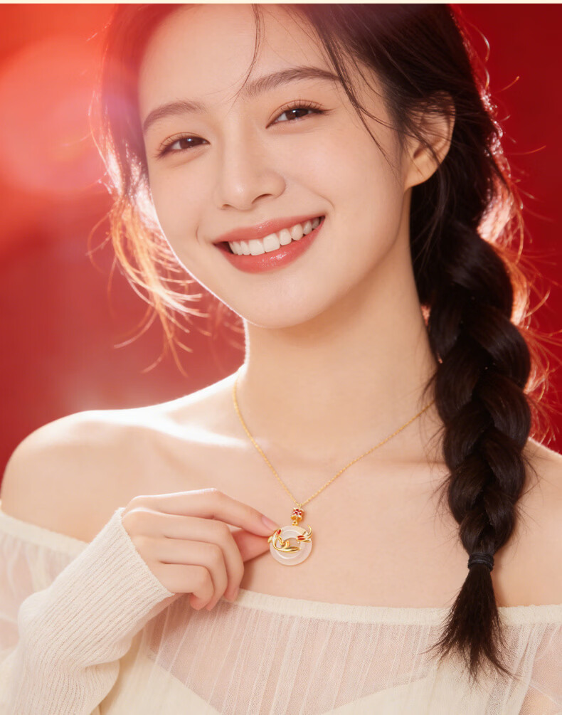 Lao Miao Koi Fish Safety Buckle Pure Silver Necklace Women's New Pendant Birthday Gift Practical High-End Jewelry for Wife Girlfriend 10