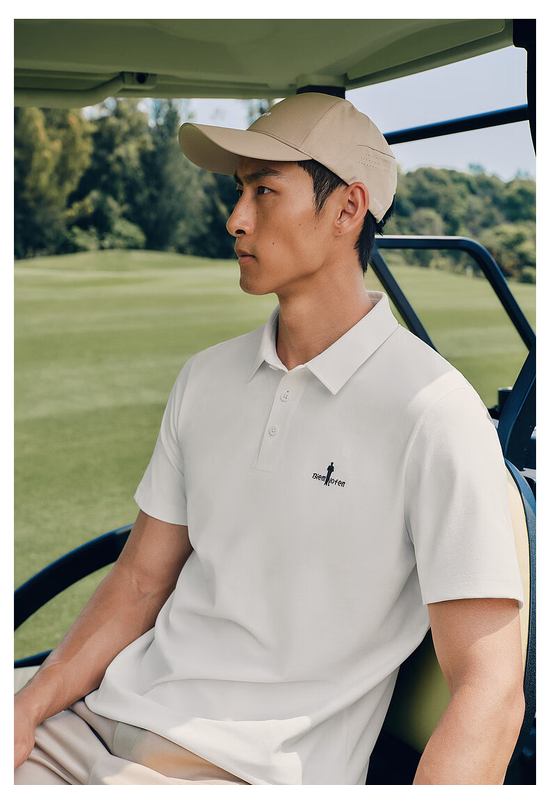 Biyinlefen Extreme Sun Protection T 2026 Spring Summer New Men's Casual Commuter Sweat-Resistant Sun Protection Short Sleeve Polo Shirt 3