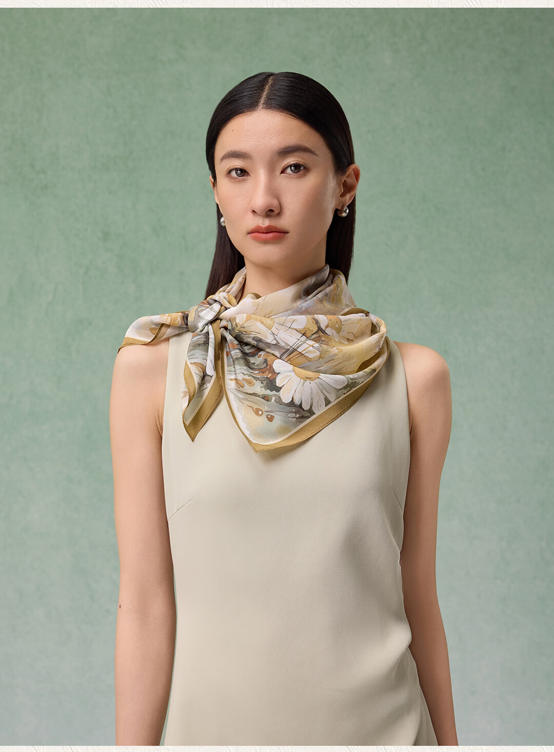Shanghai Story Spring New 100% Mulberry Silk Scarf Genuine Silk Shawl Birthday Gift for Mom and Girlfriend Women's Silk Scarf Wrap 12