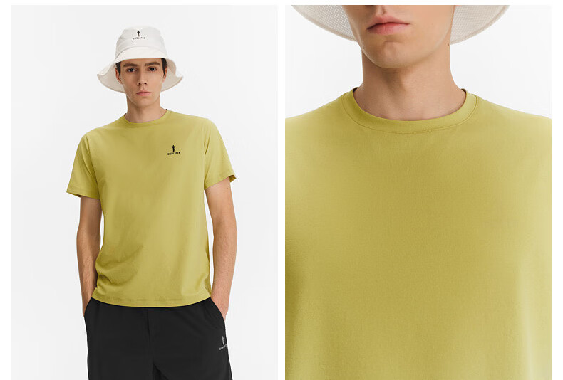 Biyinlefen Golf [Sun Protection Quick-Dry] 2026 Spring Summer New Men's Crew Neck Sports Comfortable Moisture-Wicking Breathable Stretch Short Sleeve T-Shirt 15