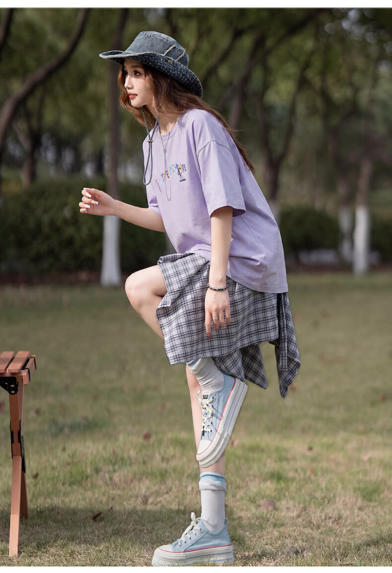 TonLion 2025 Summer Women's Letter Print Short Sleeve T-Shirt [Snoopy Collaboration] 15