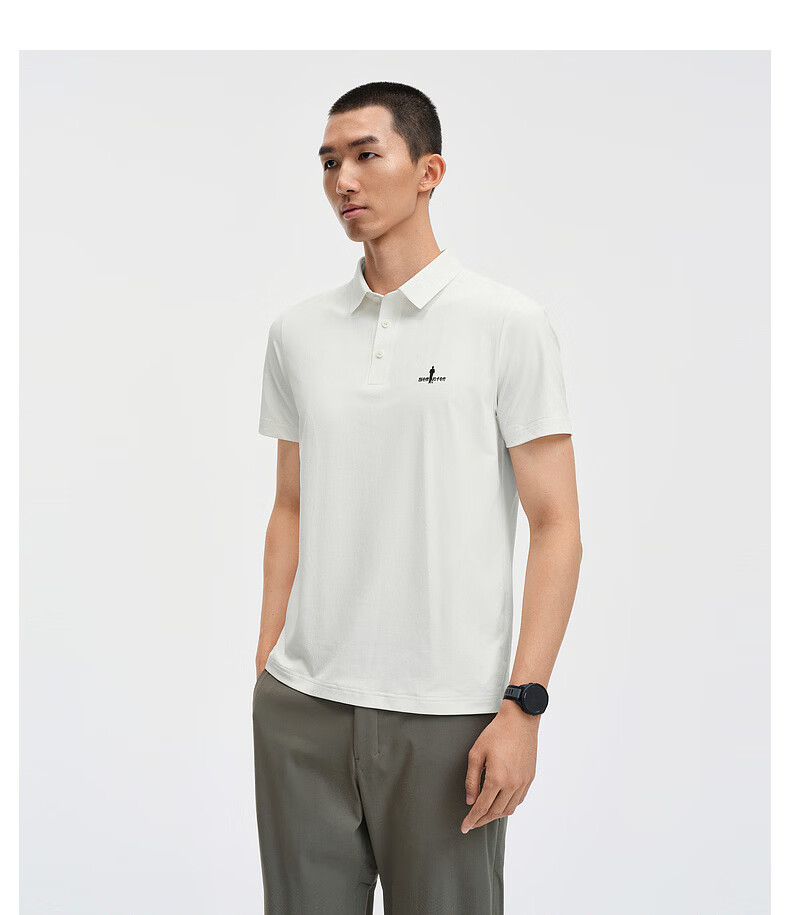 Biyinlefen Extreme Sun Protection T 2026 Spring Summer New Men's Casual Commuter Sweat-Resistant Sun Protection Short Sleeve Polo Shirt 12
