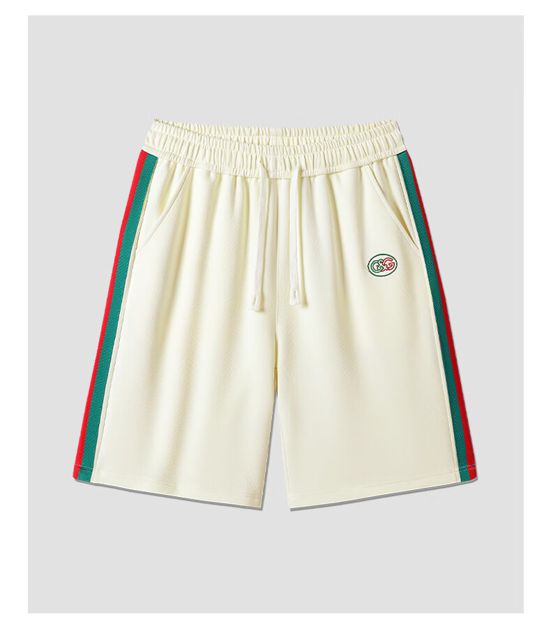 G&G Avenue French Light Luxury Trendy Sports Comfortable Five-Point Casual Shorts Beige Regular L 6