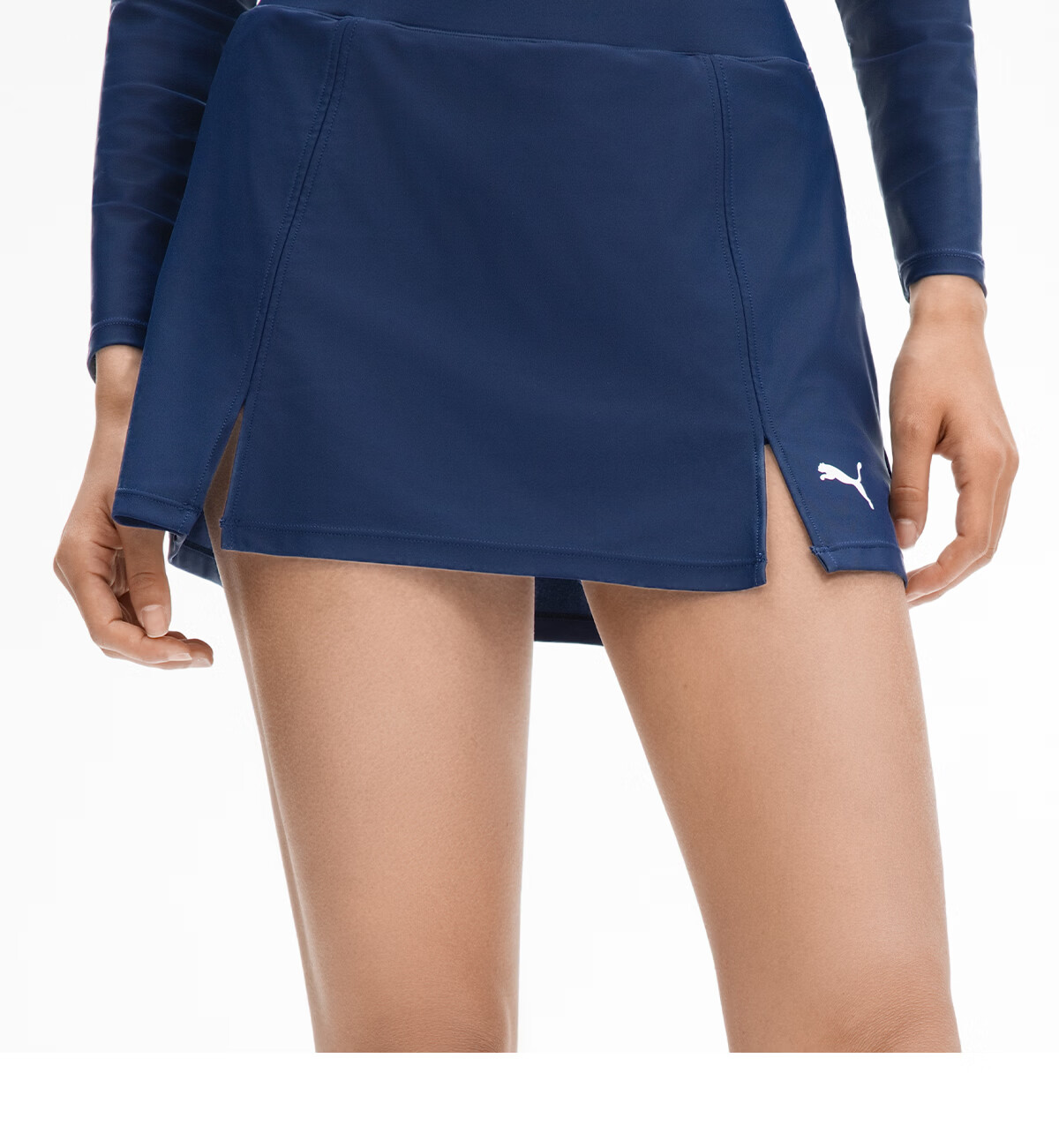 PUMA Women's Two-Piece Swimsuit Skirt Set Conservative Slimming Beach Vacation Hot Spring Versatile Swimwear 32