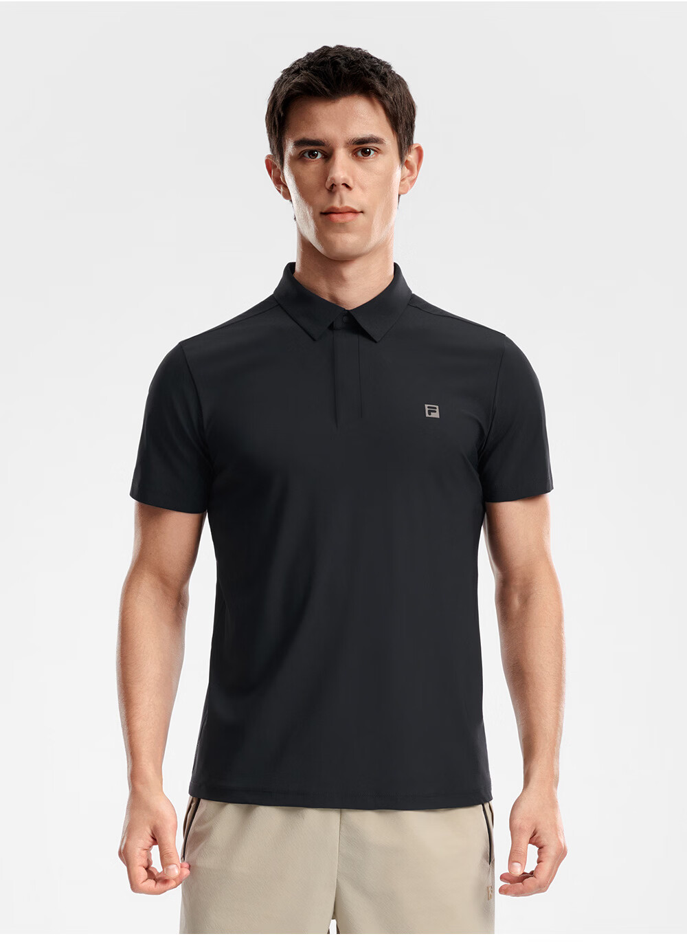 FILA Official Men's Knitted Short Sleeve Polo Shirt 2026 Summer New Fitness Sports Sun Protection Top 15