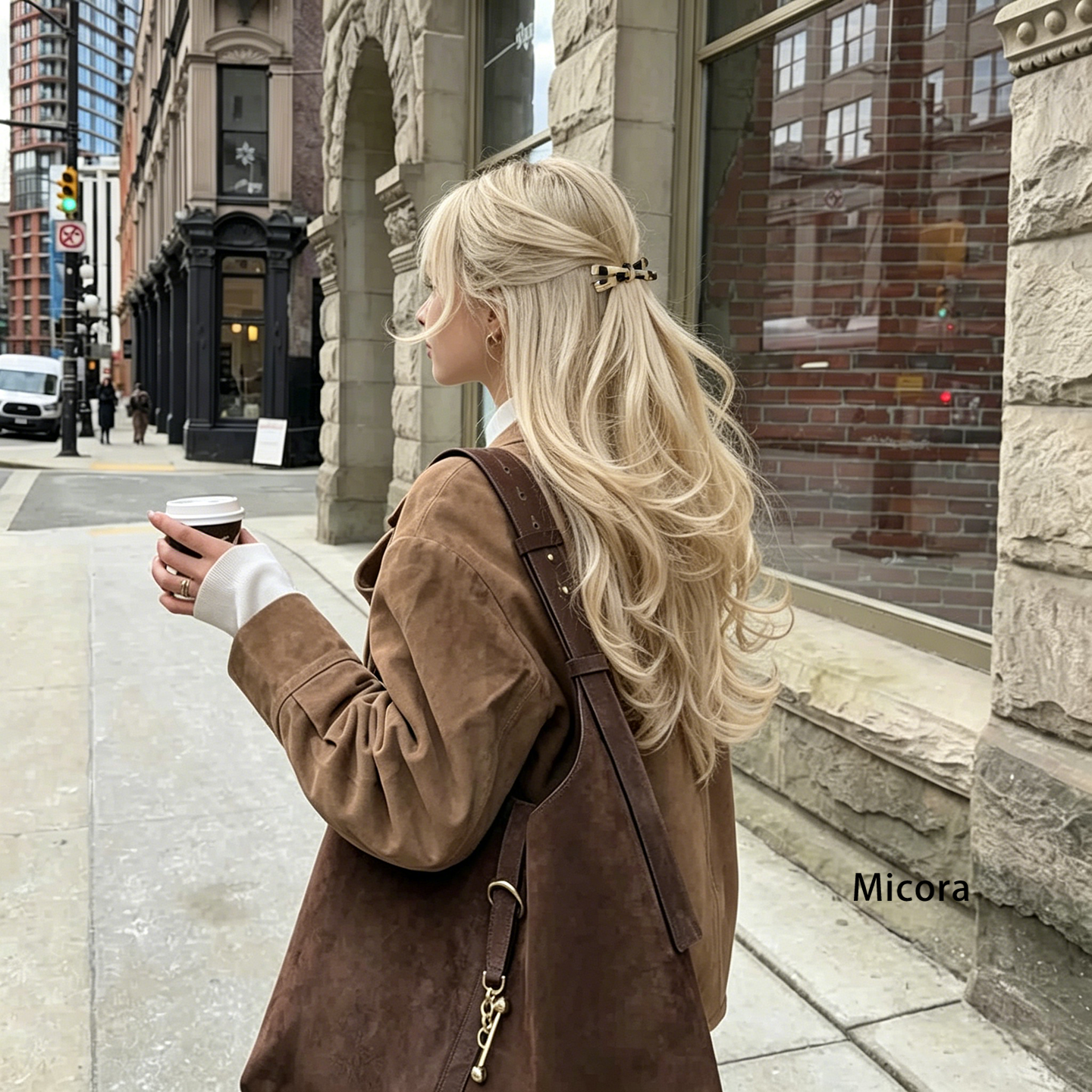 Micora Bow Hairpin Bangs Flyaway Hair Comb Princess Hair Inverted Comb Bun Side Hairpin 5