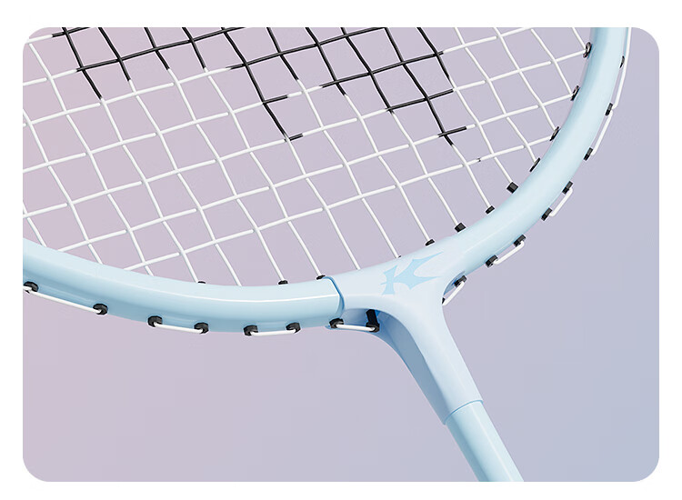 KASON Li-Ning Badminton Racket Set, Ultra-Light And Stylish, Professional Durable Training Rackets for Male And Female Beginners 12