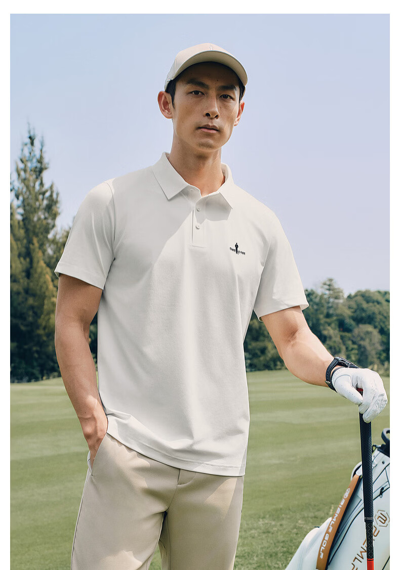 Biyinlefen Extreme Sun Protection T 2026 Spring Summer New Men's Casual Commuter Sweat-Resistant Sun Protection Short Sleeve Polo Shirt 2