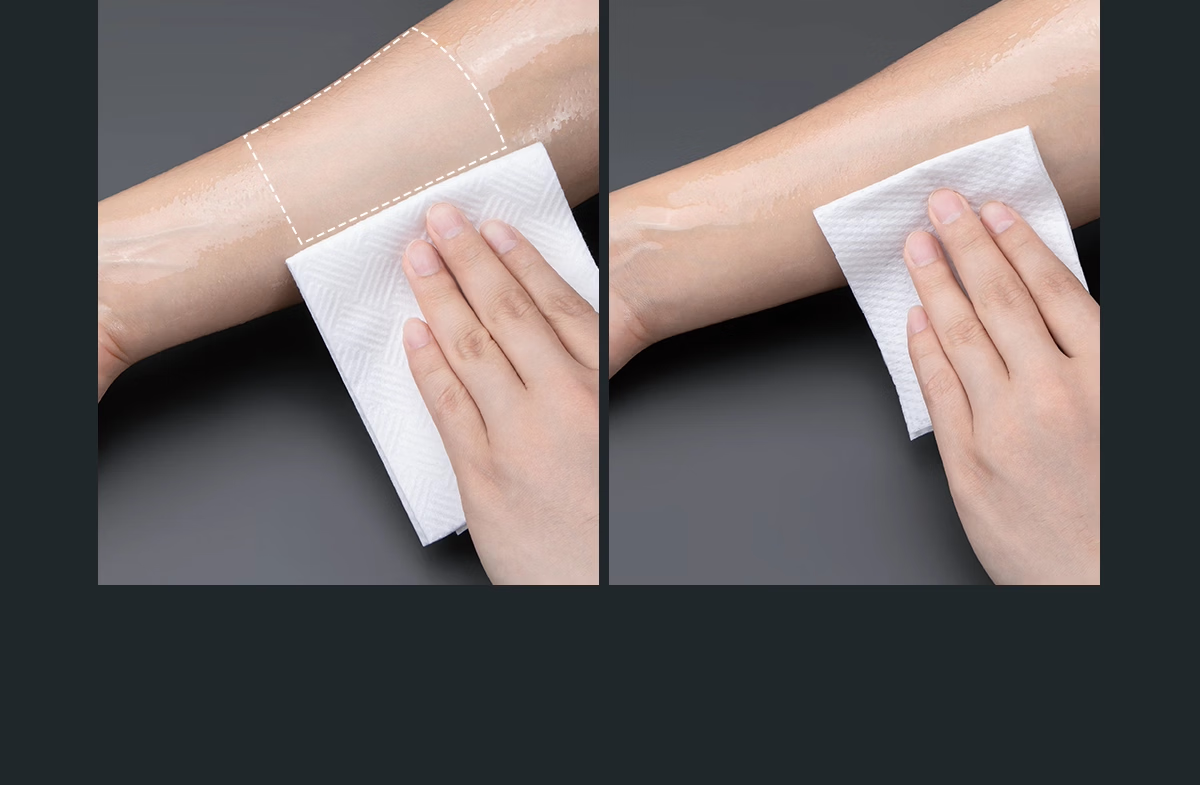 Oeiez Facial Cleansing Wipes, Disposable Pull-Out Pearl Texture Towels, Thickened Face Tissues, Dual-Use for Dry And Wet Use, Soft Cotton Wipes 10