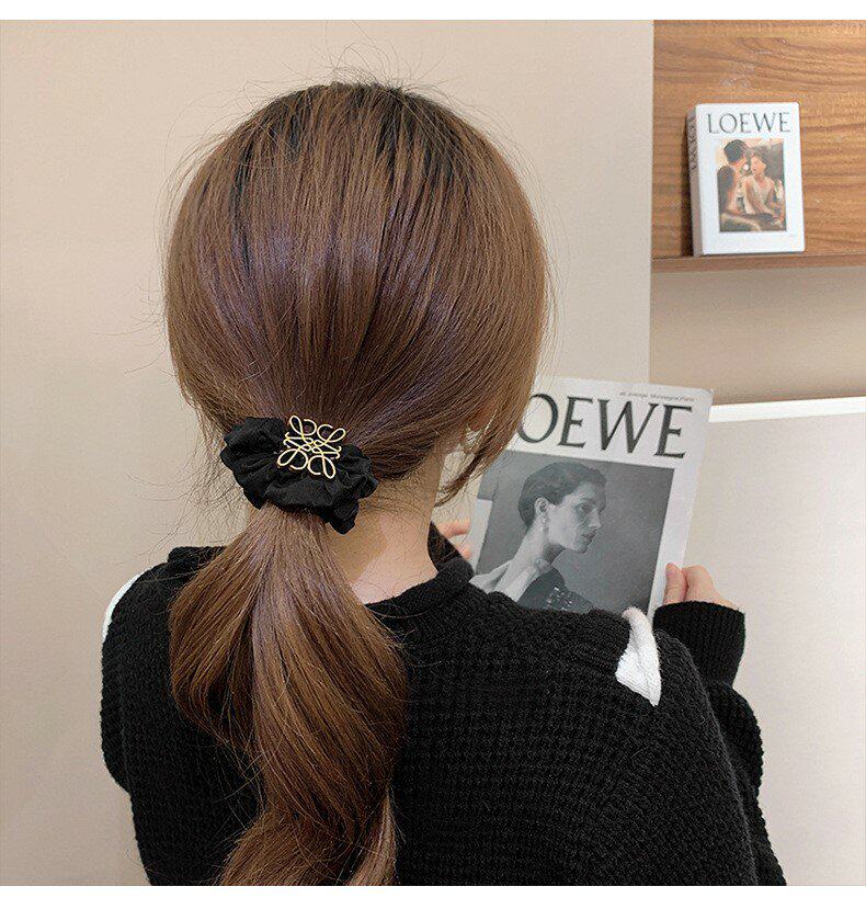 Yidai'er High Elasticity Simple Hair Tie Scrunchie for Women 2026 New French Style Premium Hair Accessory 11