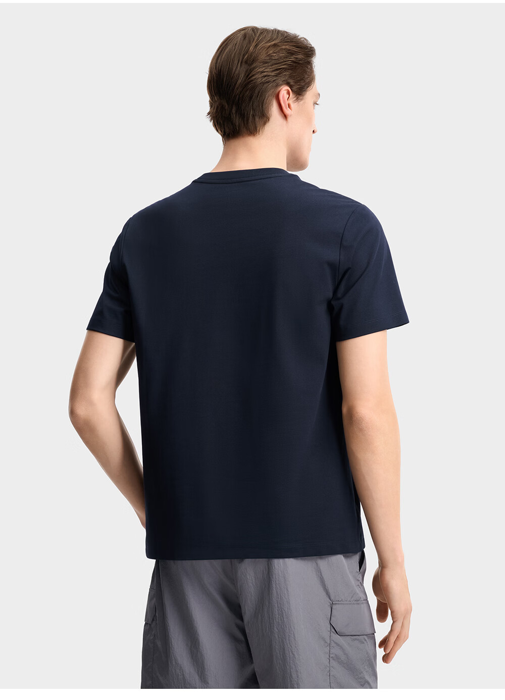 FILA Official Men's Knitted Short Sleeve Shirt 2026 Summer New Casual Cool Comfortable Dry Embroidered T-Shirt 11