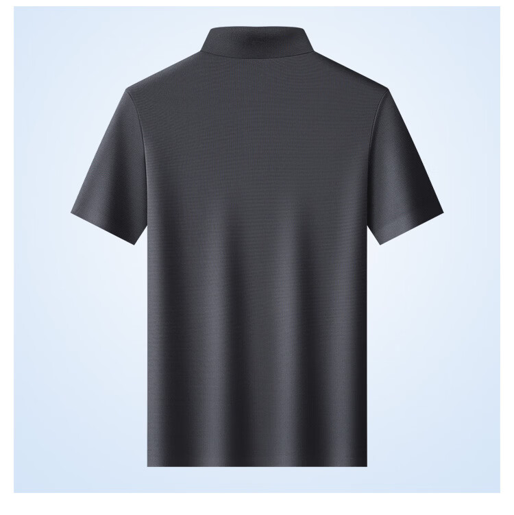 MONTAGUT Men's Short Sleeve Polo Shirt Breathable Cloud-Feel Comfortable Business Casual T-Shirt Pearl Gray L/50 9