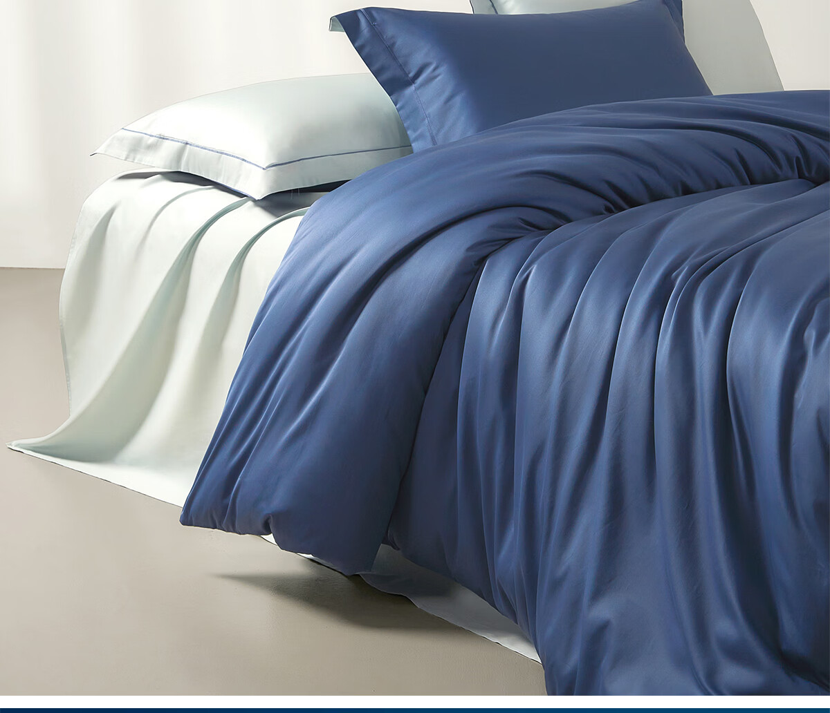 JIEBO 100pcs Four-Piece Set 100% Cotton Class A High-End Luxury Bedding Set with Fitted Sheet (Duvet Cover 200x230cm) 2