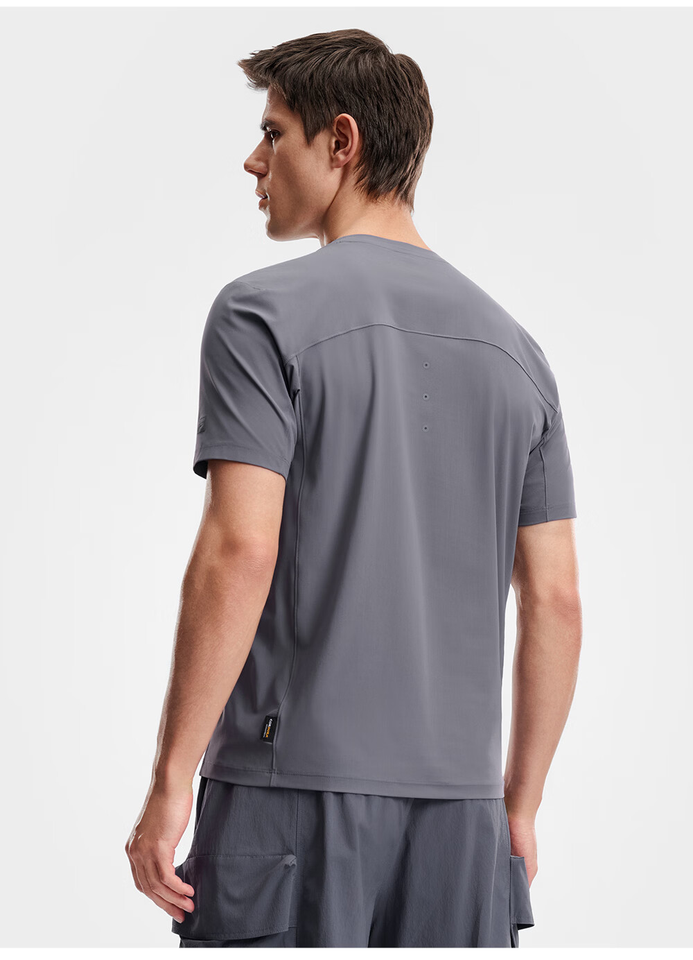 FILA Official Men's Knitted Short Sleeve Shirt 2026 Summer New Outdoor Sports Simple Basic Versatile T-Shirt 9