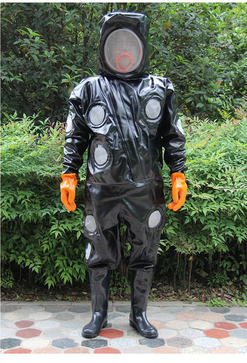 蜂衣防护服防土蜂摘峰衣马蜂服防蜂衣全套透气捉胡蜂防蜂服消防连体服