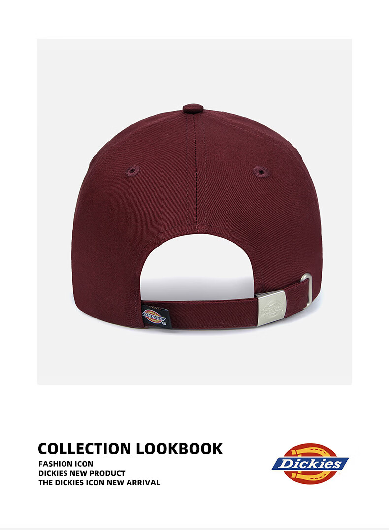 Dickies Vintage Baseball Cap Men's Soft Top Trendy Slim Face Duckbill Hat Women's American Casual Couple Hat Navy Blue 13