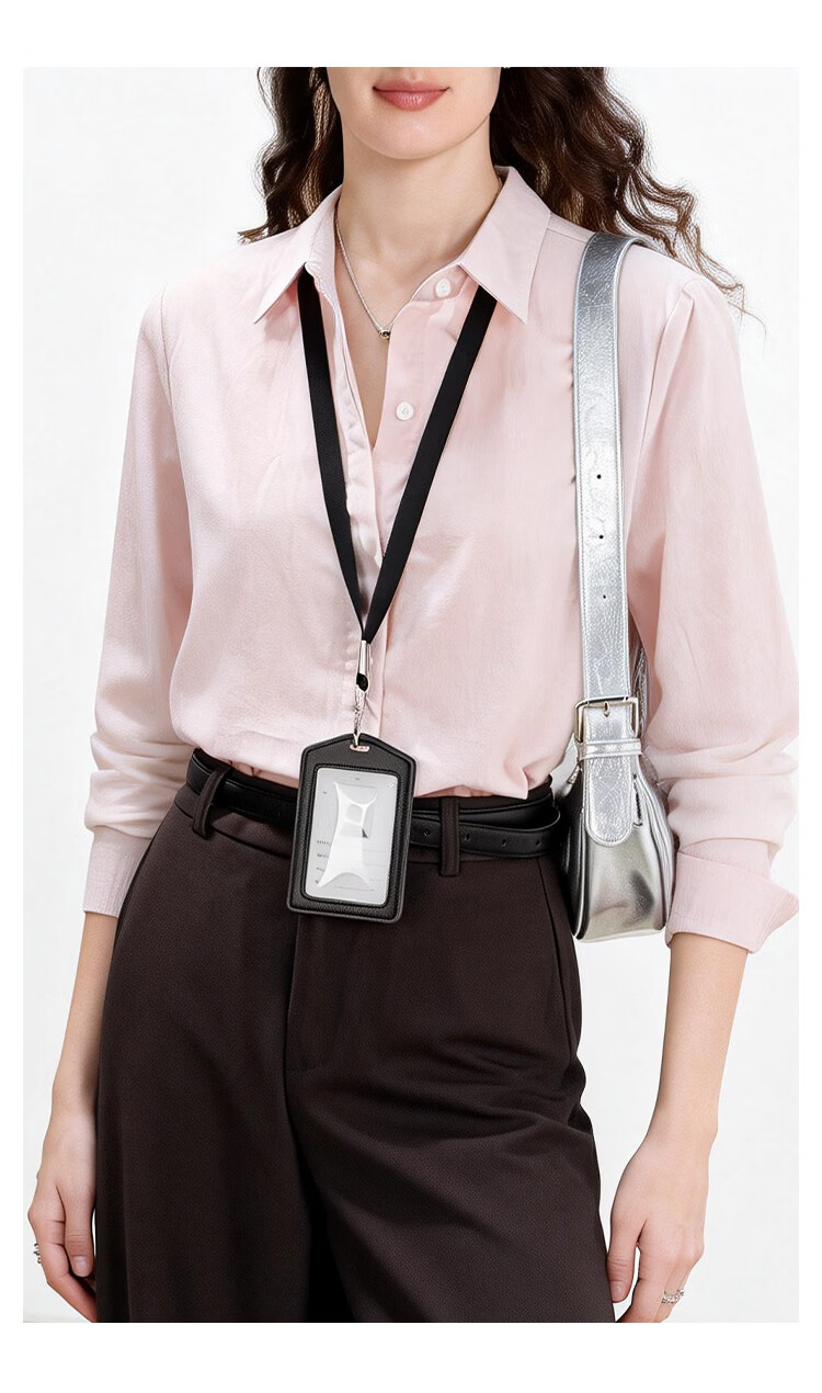 ENC Korean Style Long Sleeve Elegant Light Pink Shirt Youthful Loose Fit Niche Design Commuter Business Top 11