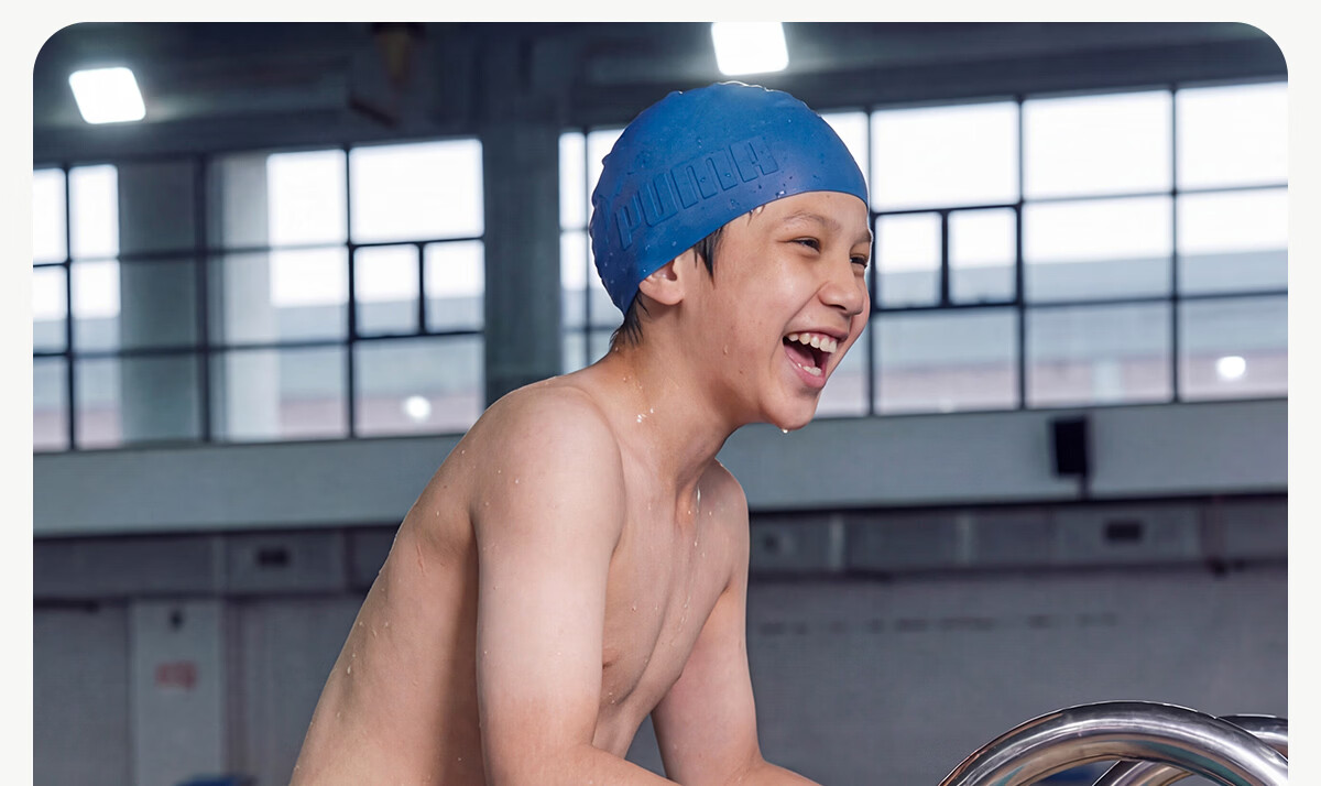PUMA Kids Swimwear Swim Trunks Casual Sports Yarn-Dyed Sun Protection Boys Swim Shorts Comfortable High Elasticity Children's Swimming Trunks 27