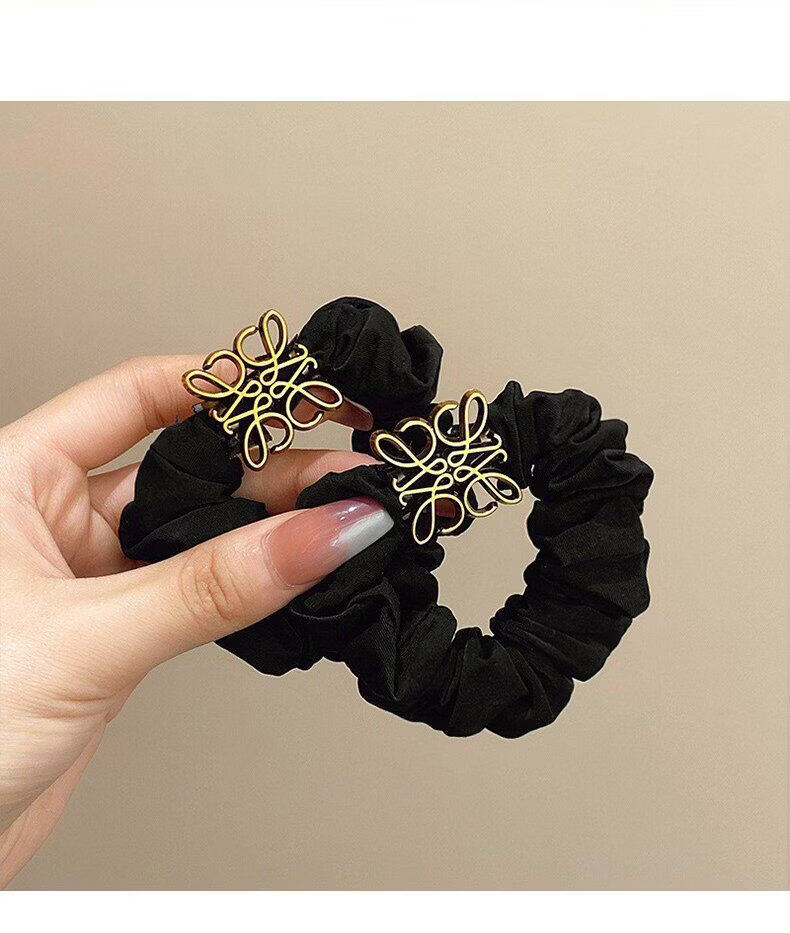 Yidai'er High Elasticity Simple Hair Tie Scrunchie for Women 2026 New French Style Premium Hair Accessory 2