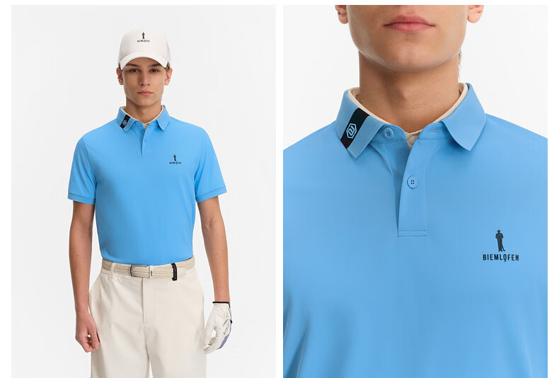 Biyinlefen Golf [Cooling Technology Fabric] 2026 Spring Summer New Men's Sports Casual Stretch Comfortable Skin-friendly Short Sleeve Polo Shirt 19