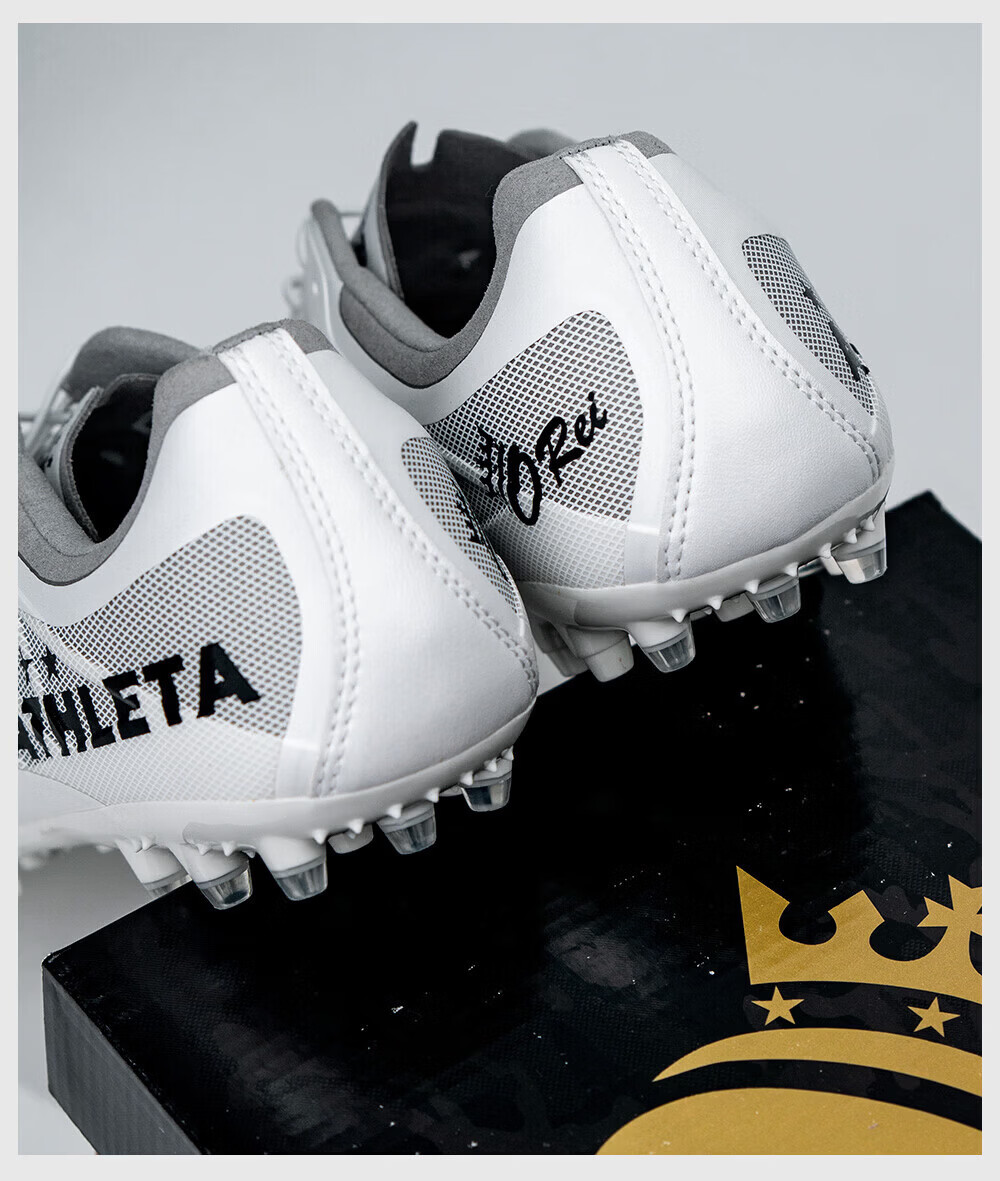 ATHLETA Kangaroo Leather Soccer Shoes MG Short Stud Artificial Grass Mid-High-End Competition Training Men's Cleats 21