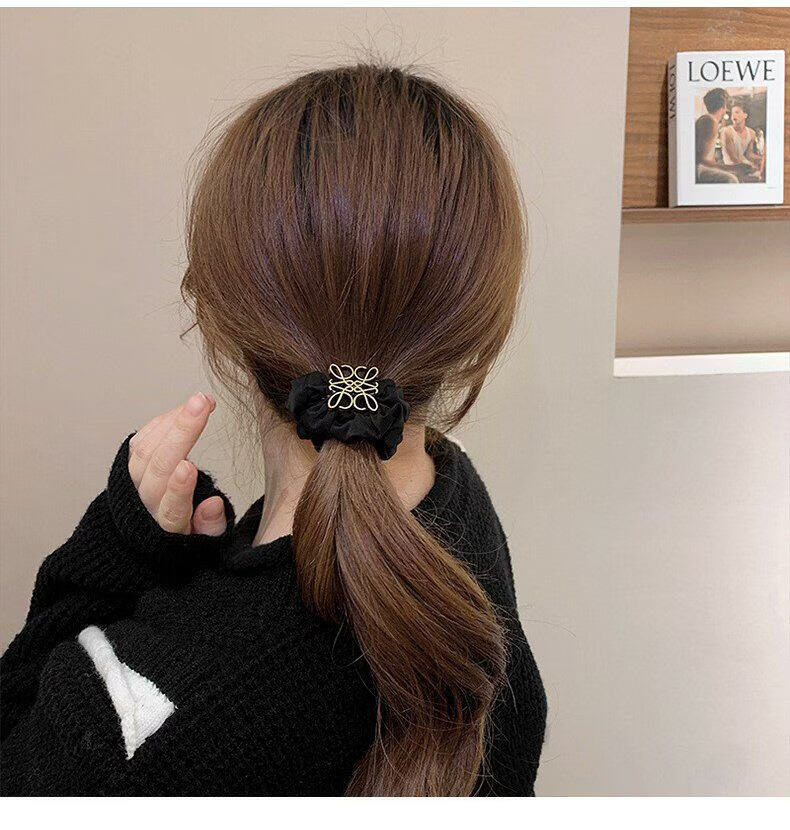 Yidai'er High Elasticity Simple Hair Tie Scrunchie for Women 2026 New French Style Premium Hair Accessory 14