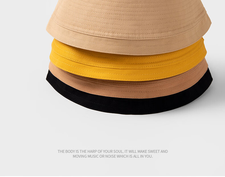 QUEEN.EASY Women's Fisherman Hat Sun Protection Summer Outdoor Beach Compact Versatile Face-Shielding Bucket Hat Sun Hat 2