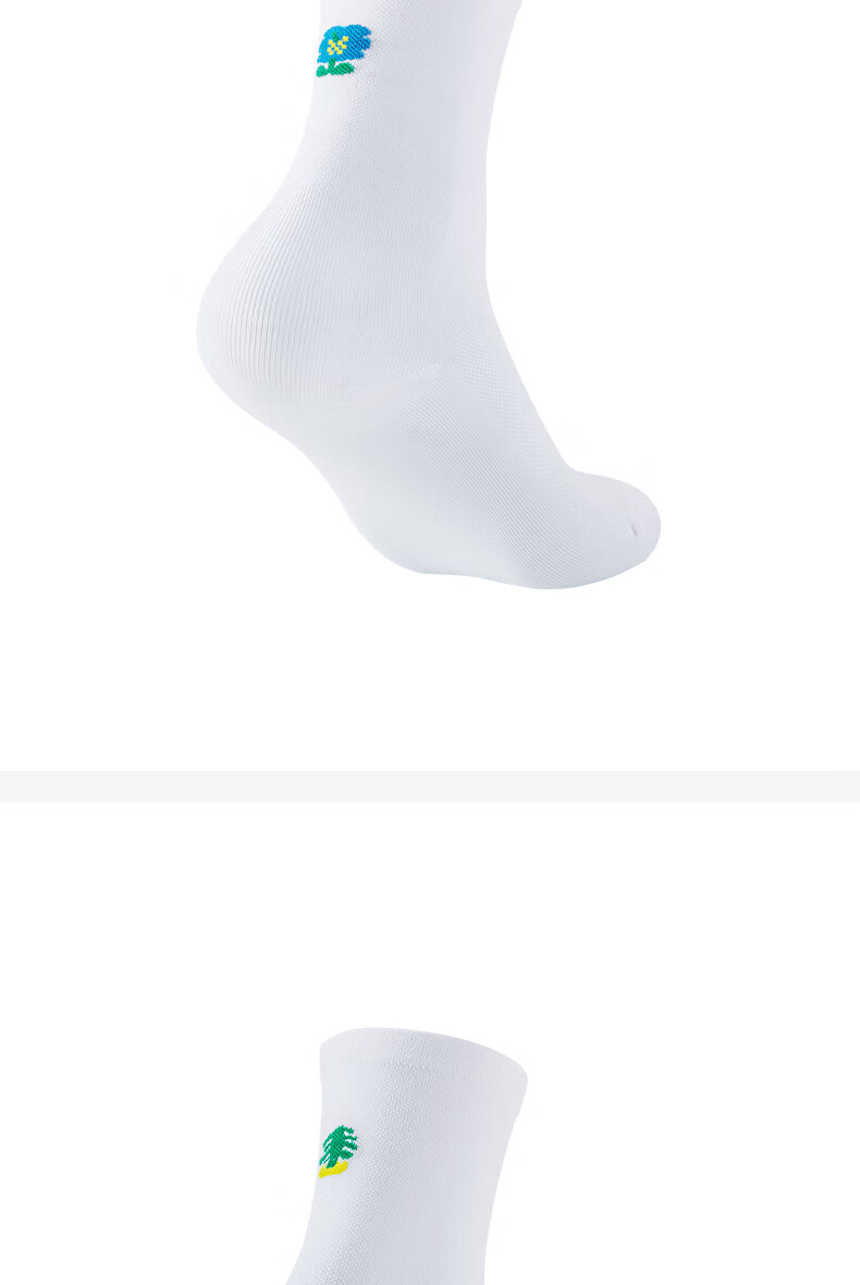 BEIN SPACE New Floral Series Breathable Sweat-Wicking Mid-Calf Outdoor Sports Socks SK09 for Men and Women 6