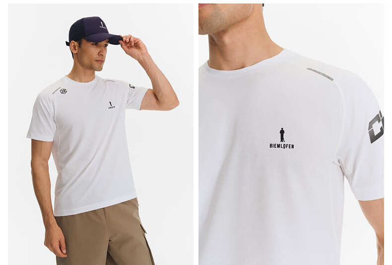Biyinlefen Golf [UV Protection Quick-Dry] 2026 Spring New Men's Sports Casual Stretch Comfortable Breathable Skin-Friendly Crew Neck Short Sleeve T-Shirt 10