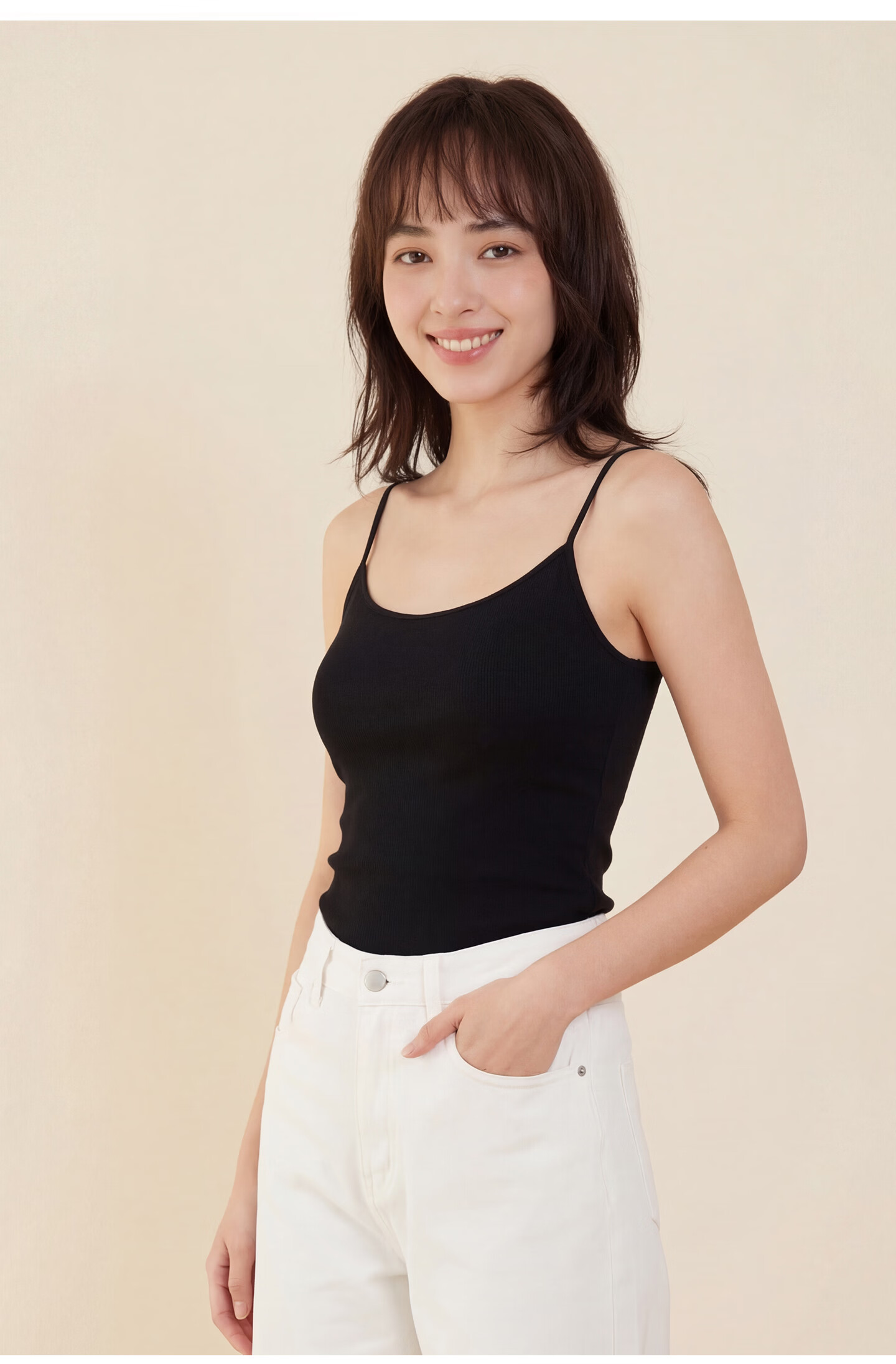 Fuli Girl Women's High-End Backless Integrated Bra with Chest Pads, Camisole Vest Top, Outerwear and Innerwear 9