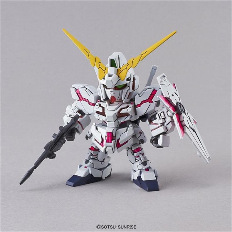 Bandai SD EX BB Warrior Unicorn Gundam (Destroy Mode) Model Kit Toy Children's Day Gift 1