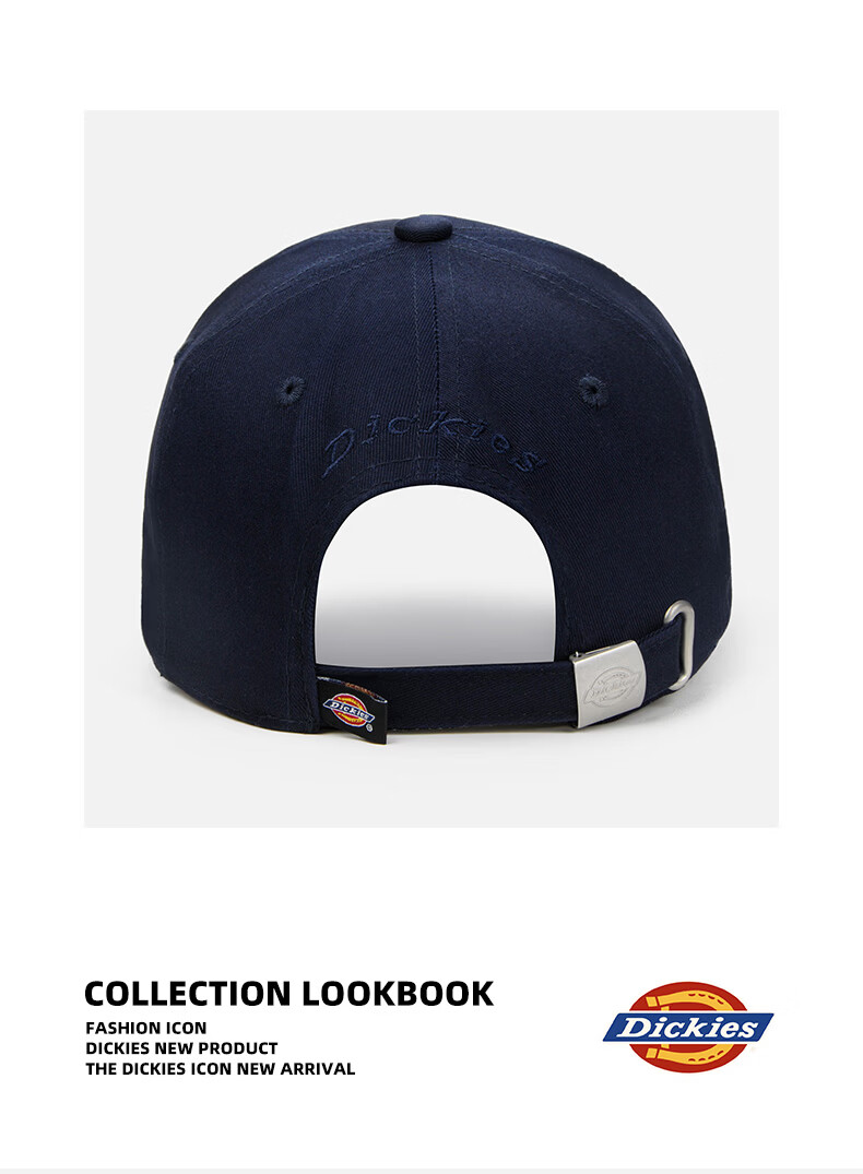 Dickies Lightweight Breathable Baseball Cap Men Sunshade Slim Face Soft Top Pure Cotton Sun Protection Outdoor Duckbill Hat Women Dark Gray 6