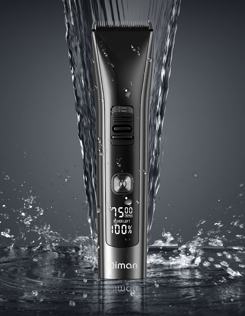 Qiman Professional Hair Clipper Electric Hair Trimmer Upgraded 2-Speed Power Men's Home Barber Haircut Tool 17
