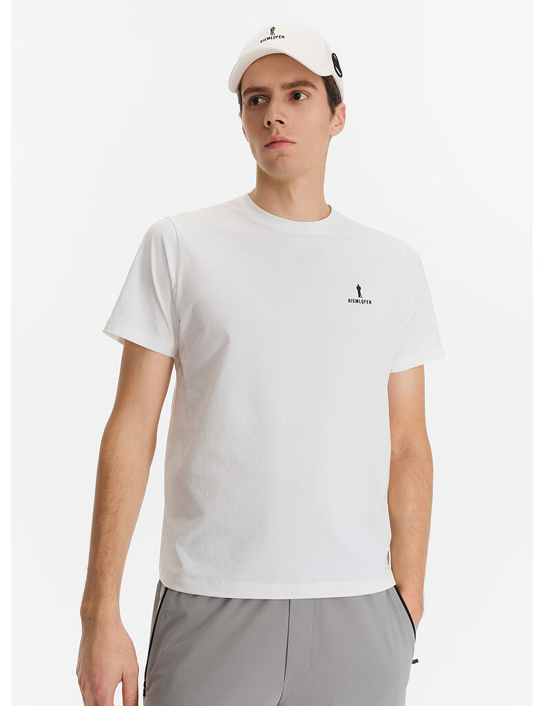 Biyinlefen Golf [Sun Protection Quick-Dry] 2026 Spring Summer New Men's Crew Neck Sports Comfortable Moisture-Wicking Breathable Stretch Short Sleeve T-Shirt 2