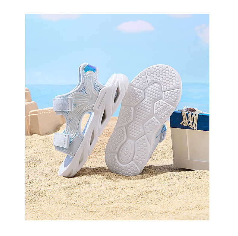 361° Kids Summer Sandals 26 Girls Breathable Soft Sole Non-slip Sports Sandals Purple 28 6