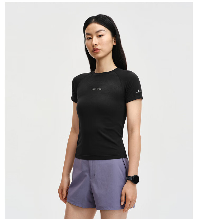 Biyinlefen [Lightweight Antibacterial Fabric] 2026 Spring Summer New Women's Casual Outdoor Commuting Quick-Dry Short Sleeve Crew Neck T-Shirt 6