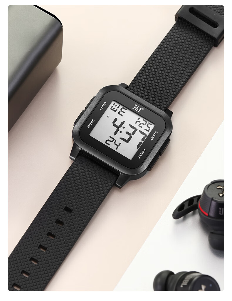 361° CET Final Exam Calendar Alarm Clock Timer Luminous Multifunction Casual Sports Digital Watch 9
