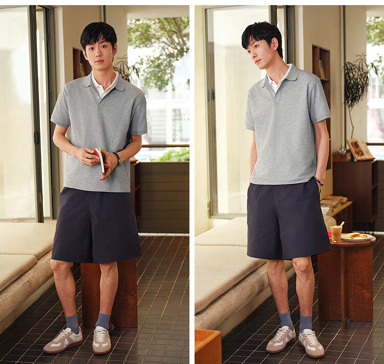 Semir Men's Polo Shirt Moisture-Wicking Quick-Dry Cooling T-Shirt Commuter Short Sleeve Summer 109326115101 18