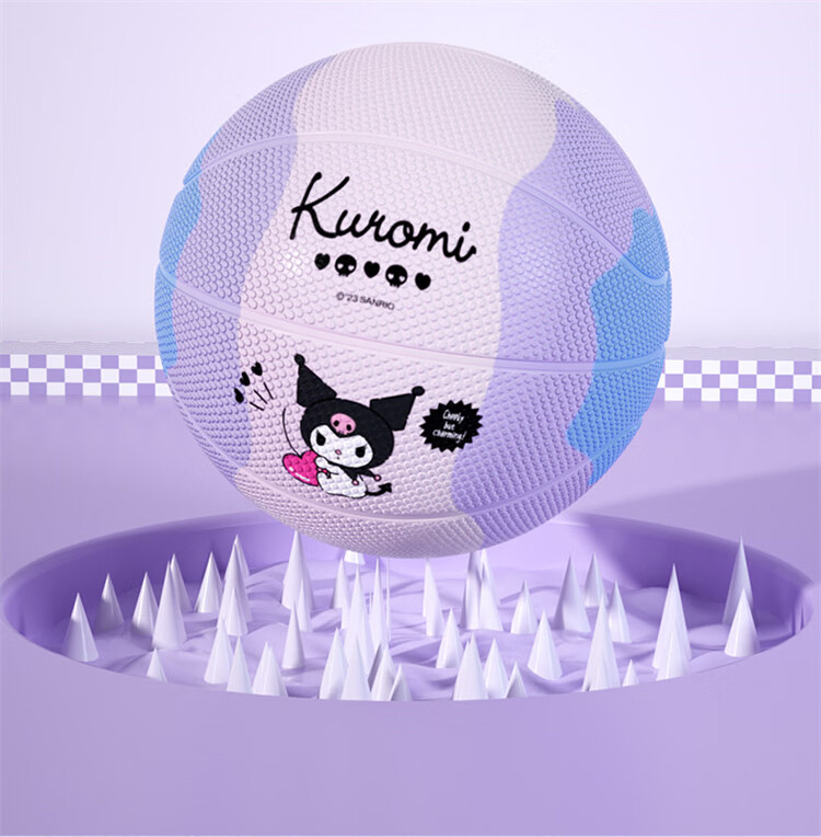 Mesuca Toy Ball Children's Size 5 Youth Girls Gift Foam Rubber Basketball - Kuromi Series 12