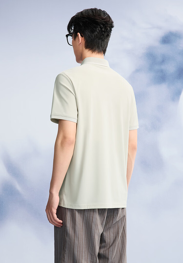 HLA Hailan Home Men's Polo Shirt 2026 New Year Dunhuang Series Cool Short Sleeve Summer 7
