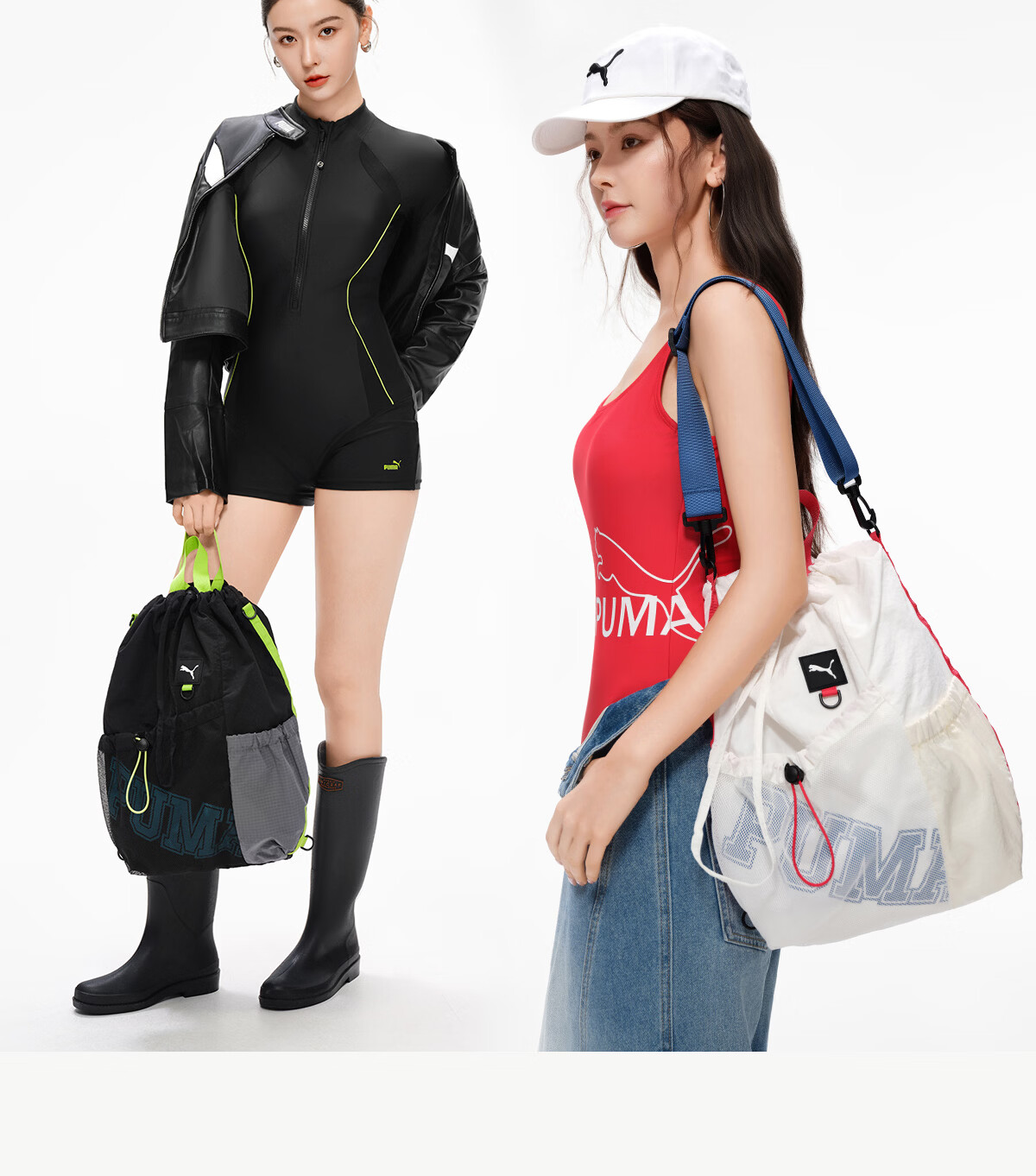 PUMA Swimming Bag Wet and Dry Separation Water-Resistant Durable Wrinkle-Resistant Shoulder Crossbody Backpack Multifunctional Portable Gym Storage Bag 13