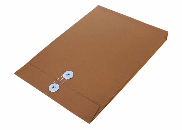 译古 横式牛皮纸文件袋档案袋资料袋纸质图纸袋纸皮袋投标书袋加厚 竖