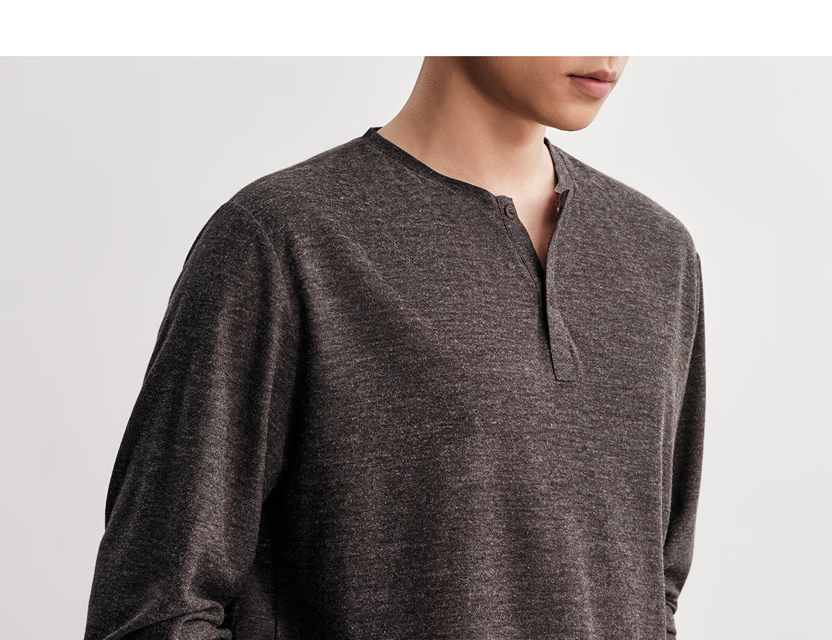 HAUT TON Vintage Style Linen Lyocell Knit Casual Jacket Men's Coat 2026 Spring Autumn Cardigan Shirt 6046 24