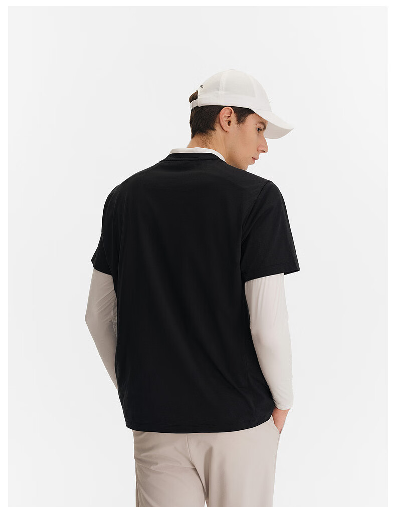 Biyinlefen Golf [Sun Protection Quick-Dry] 2026 Spring Summer New Men's Crew Neck Sports Comfortable Moisture-Wicking Breathable Stretch Short Sleeve T-Shirt 11